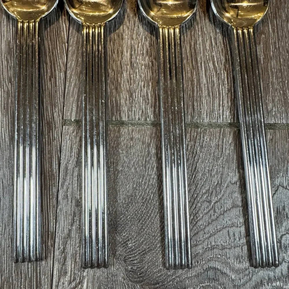 Lot of 13 IKEA Strateg Knives Spoons Forks Flatware Ribbed Ehlen Johansson 1990s